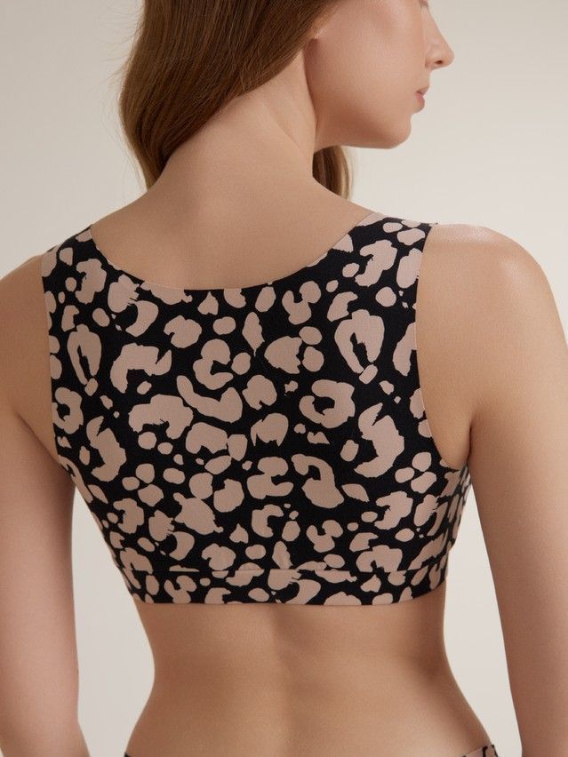 Women's bustier CONTE ELEGANT INVISIBLE LBE 1434, s.170-84, black-leopard - 2