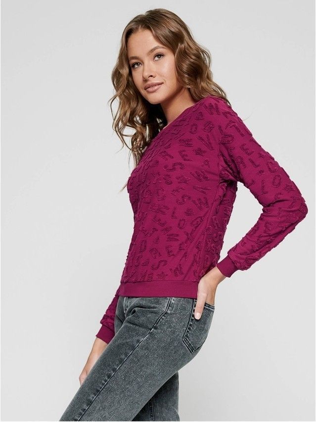 Sweatshirt LD 1050, s.170-100, red bordo - 2
