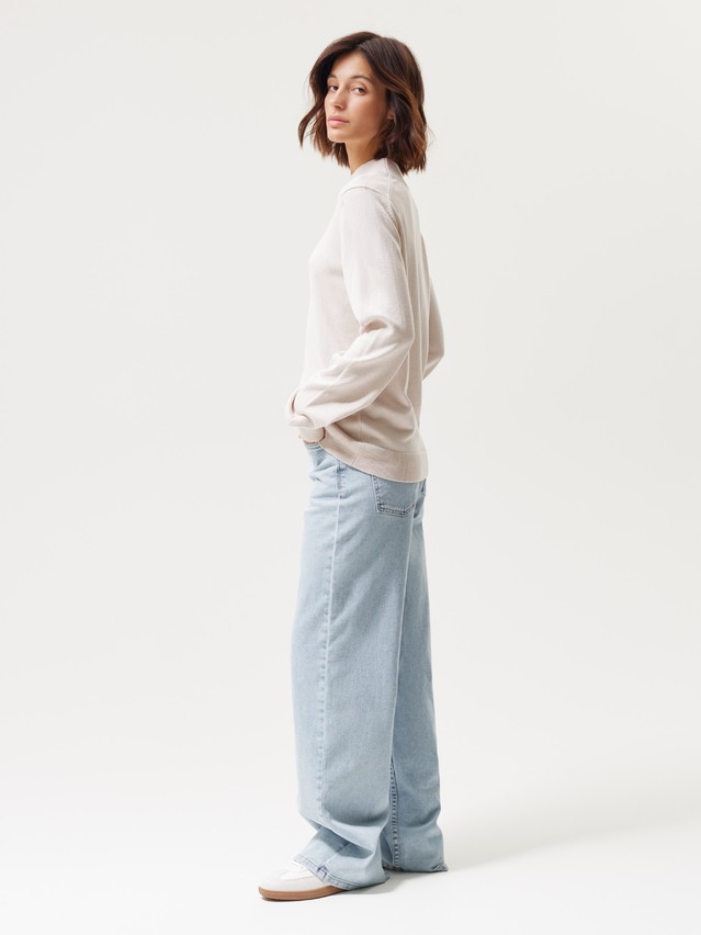 Women's pullover CONTE LDK25165, s.170-84, milky - 3