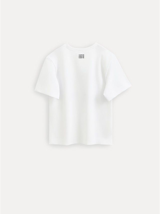 Women's polo neck shirt CONTE ELEGANT LD 3029, s.170-92, white-dog - 7