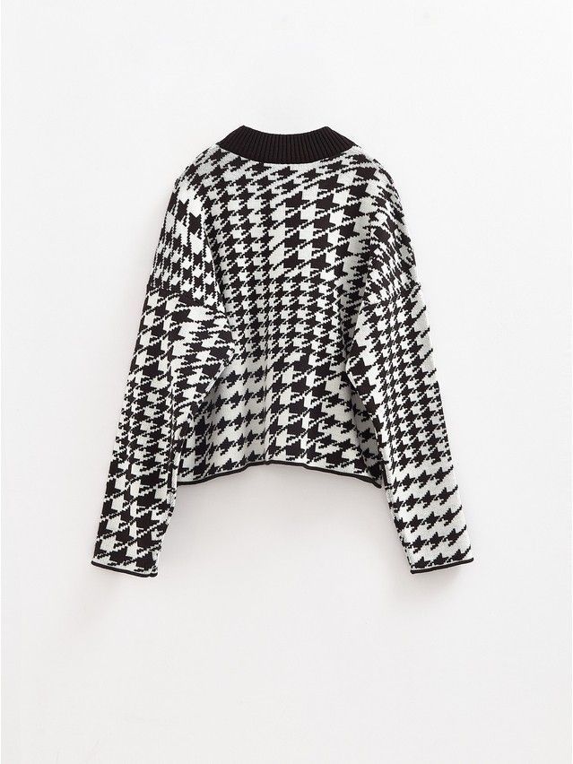 Women's pullover CONTE ELEGANT LDK23103, s.170-84, black-white - 5