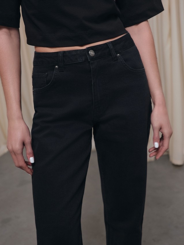 Women's jeans CONTE CON-844, s.164-90, washed black - 7