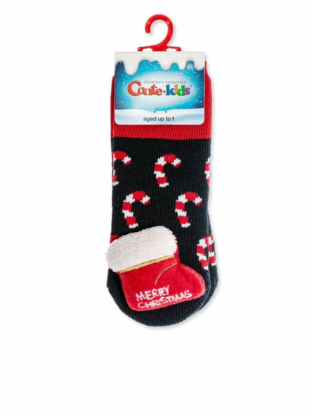 Children's socks CONTE-KIDS NEW YEAR, s.14-17, 521 navy - 2