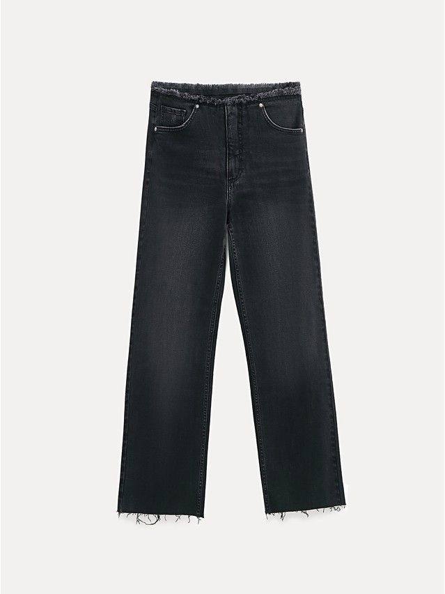 Denim trousers CONTE ELEGANT CON-745, s.170-102, black - 8