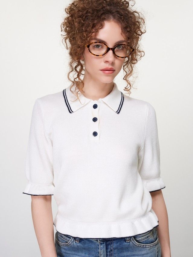 Women's pullover CONTE LDK2635, s.170-84, white - 5