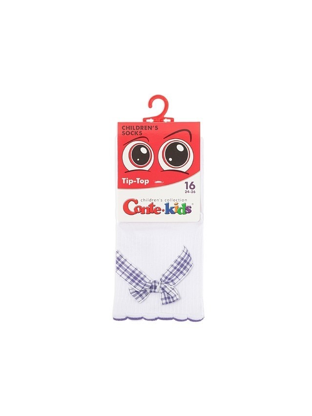 Children's socks CONTE-KIDS TIP-TOP, s.16, 065 white-lilac - 6