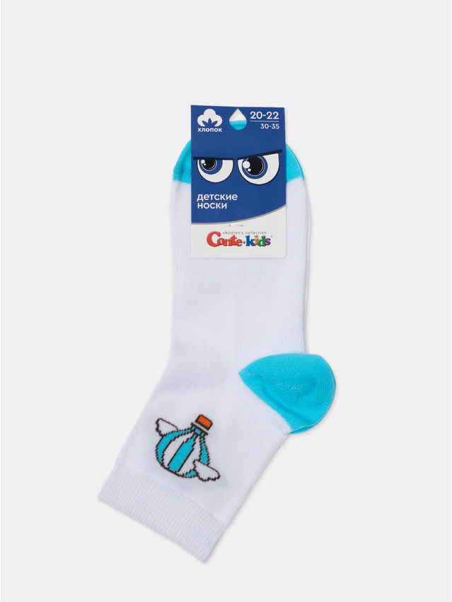 Children's socks CONTE-KIDS, s.20-22, 890 white - 1