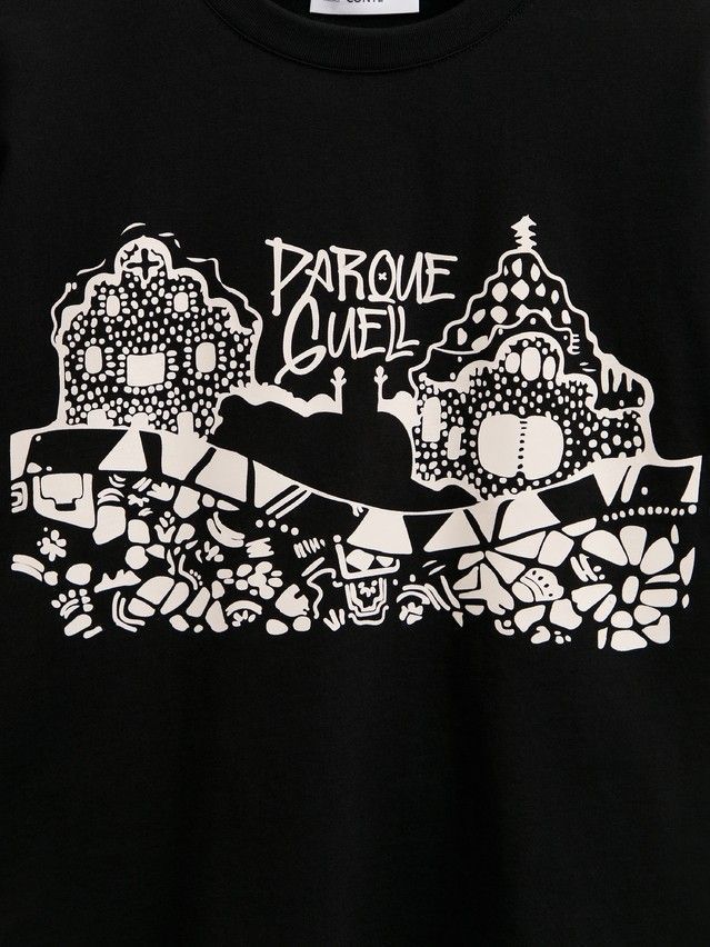 Women's polo neck shirt CONTE ELEGANT LD 3032, s.170-92, black-park guell - 3