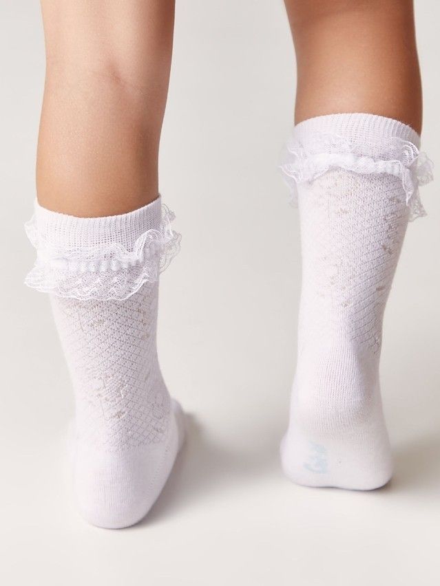 Children's socks CONTE-KIDS TIP-TOP, s.24-26, 080 white - 2