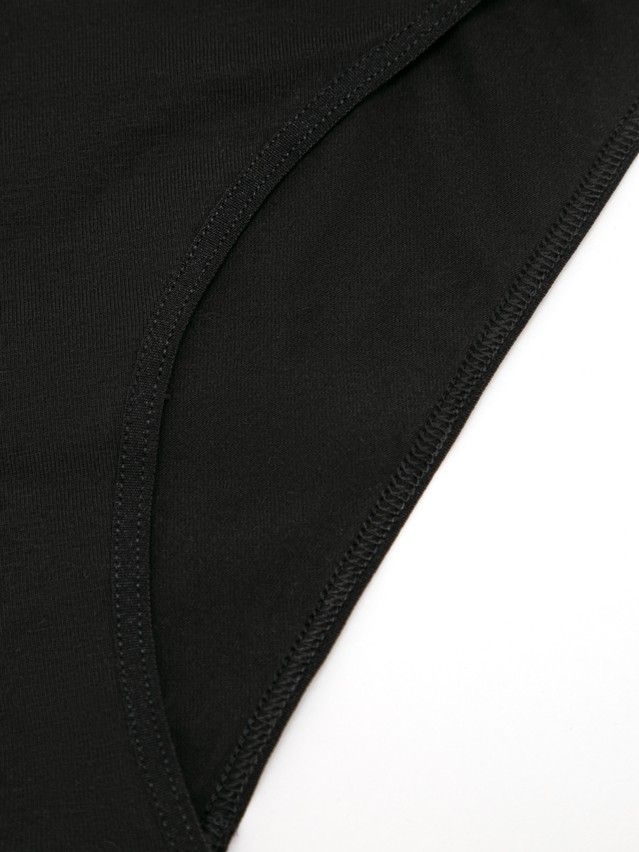 Women's panties CONTE ELEGANT PRINT DOTS LB 2545, s.90, black-light almond - 3