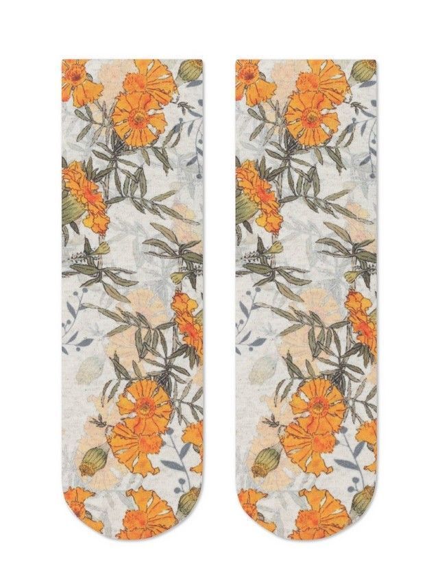 Women's socks CONTE ELEGANT FANTASY, s.23-25, 402 yellow - 5