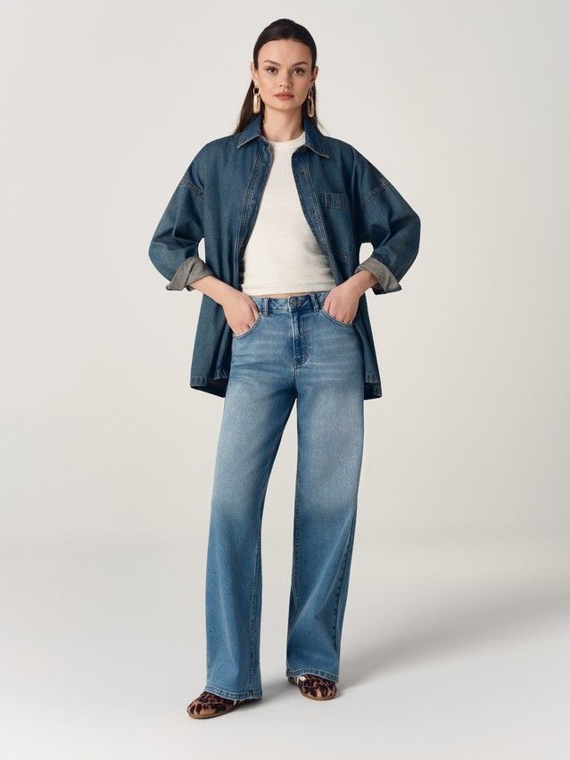 Women's jeans CONTE CON-863, s.164-90, light blue - 1