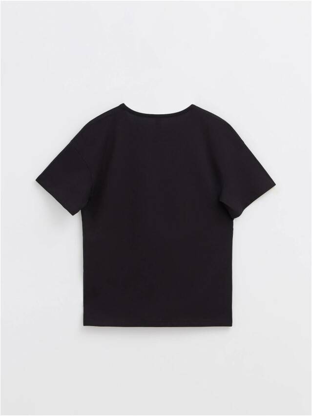 Polo neck shirt for girls CONTE ELEGANT DD 1247.1, s.128,134-68, black - 2