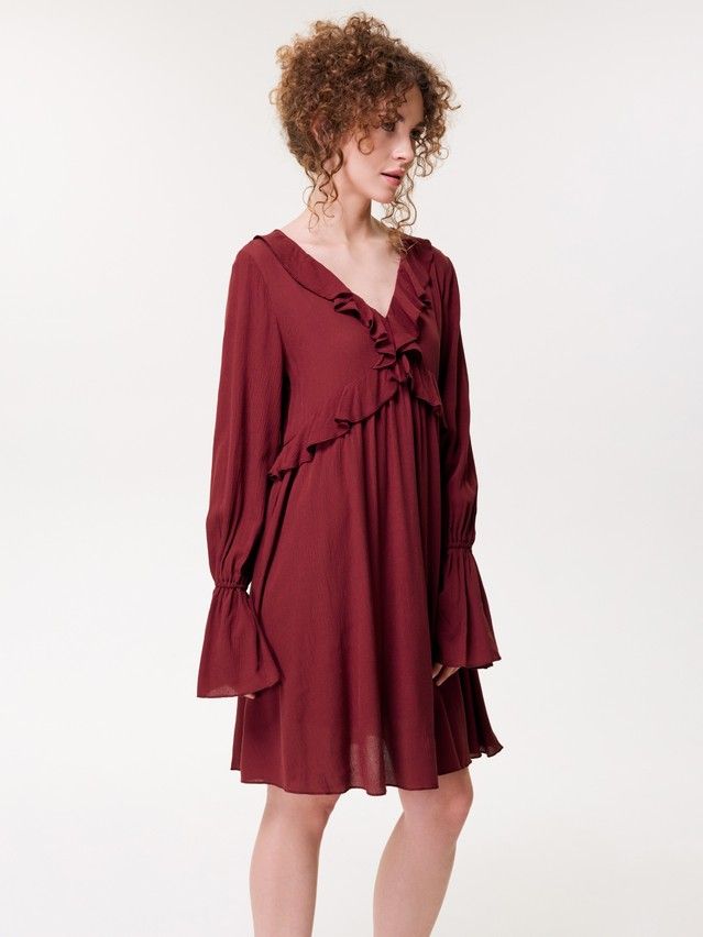 Women's dress CONTE LPL 3478, s.170-84-90, terracotta - 1