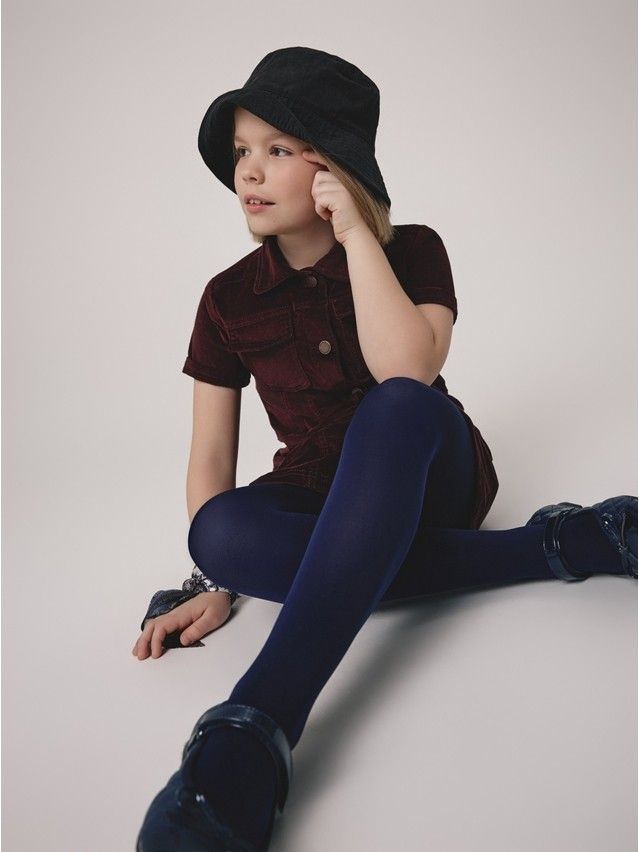 Children's polyamide tights CONTE ELEGANT ONLY TEENS 40, s.152-158, marino - 1