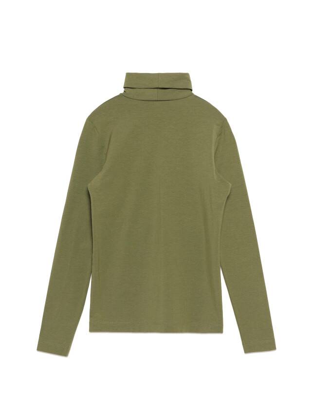 Women's polo neck shirt CONTE ELEGANT LD 1145, s.170-100, olive - 4