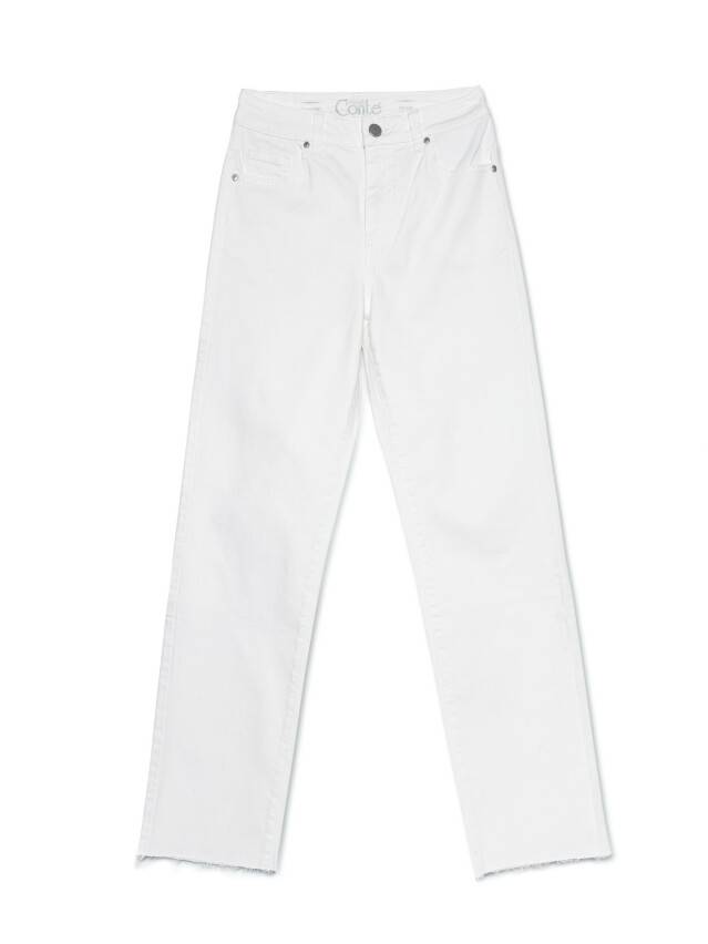 Denim trousers CONTE ELEGANT CON-316, s.170-102, white - 7