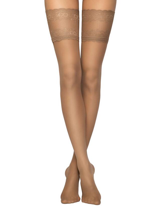 Women's stockings CONTE ELEGANT FLAME, s.23-25 (1/2),bronz - 6