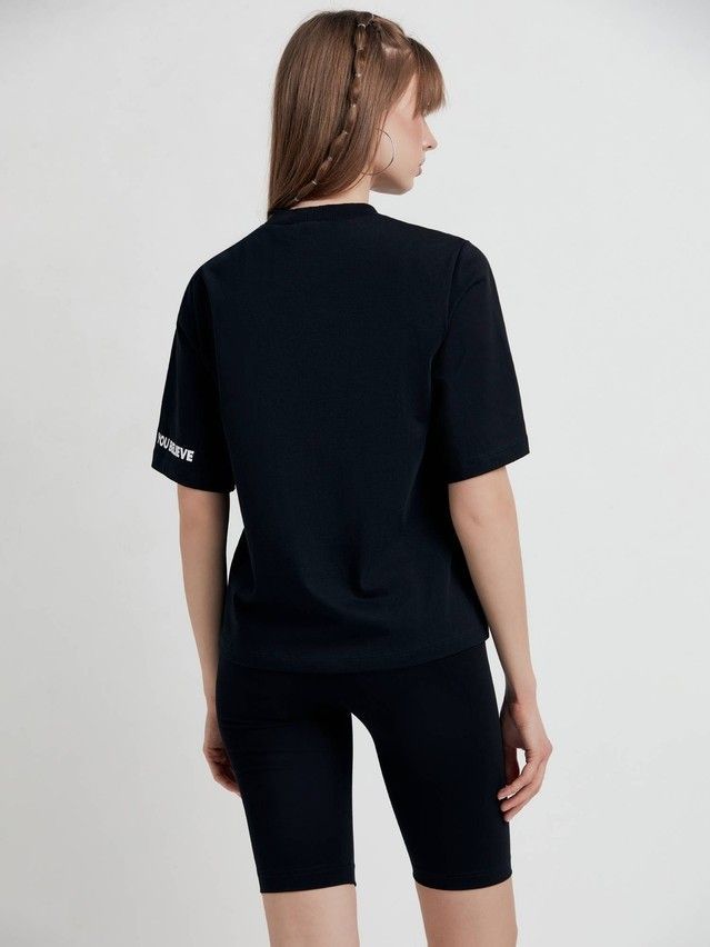 Women's polo neck shirt CONTE ELEGANT LD 1658, s.170-92, black - 4