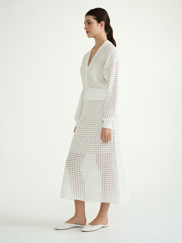 Women's skirt CONTE ELEGANT LDK2442, s.170-90, ecru - 4