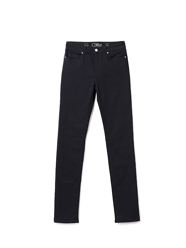 Denim trousers CONTE ELEGANT CON-91, s.170-102, black - 3