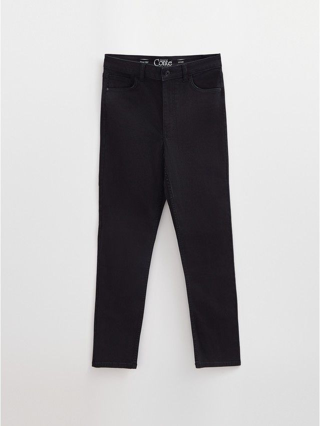 Denim trousers CONTE ELEGANT CON-715, s.170-102, black - 4