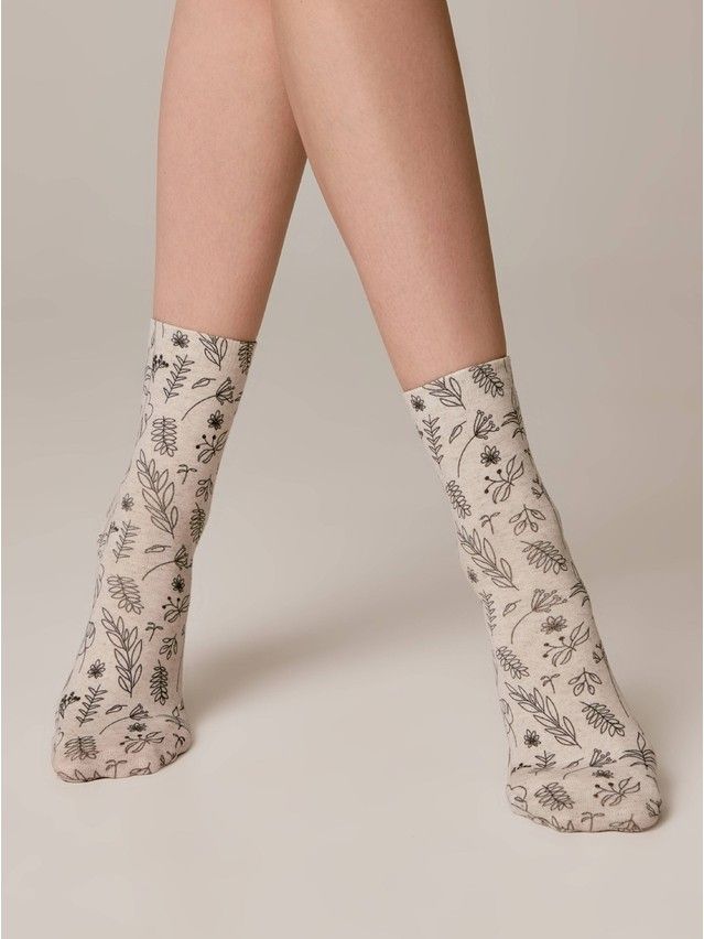 Women's socks CONTE ELEGANT FANTASY, s.23-25, 395 beige - 3