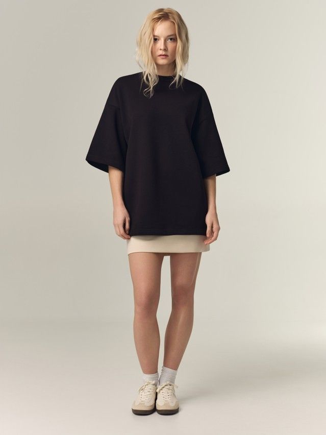 Women's polo neck shirt CONTE LD 3387, s.170-88, black - 1