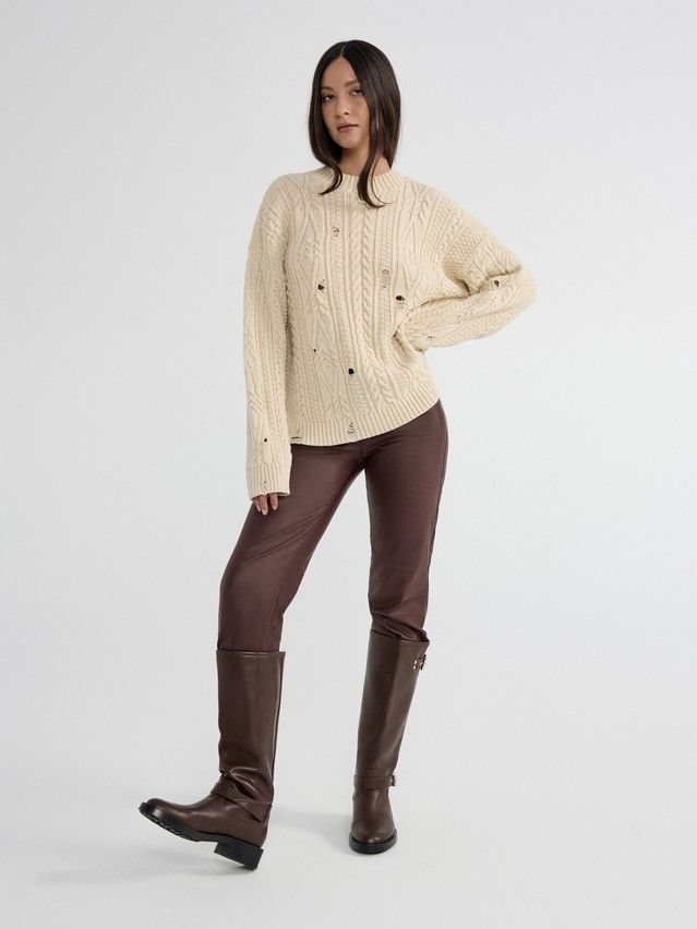 Women's pullover CONTE ELEGANT LDK23126, s.170-84, beige - 2