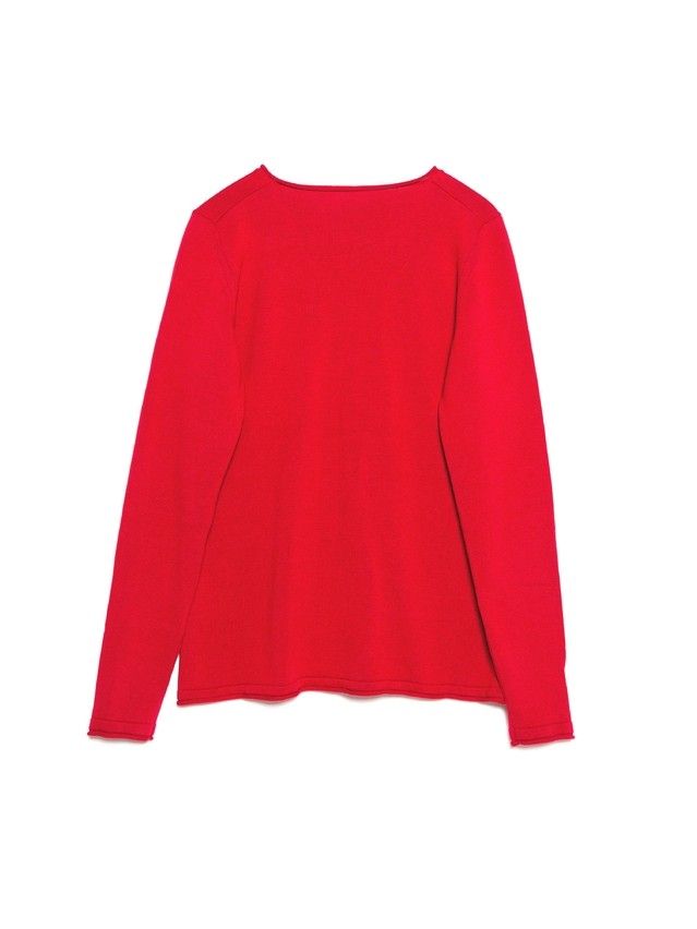 Women's polo neck shirt CONTE ELEGANT LDK101, s.170-84, ruby red - 4