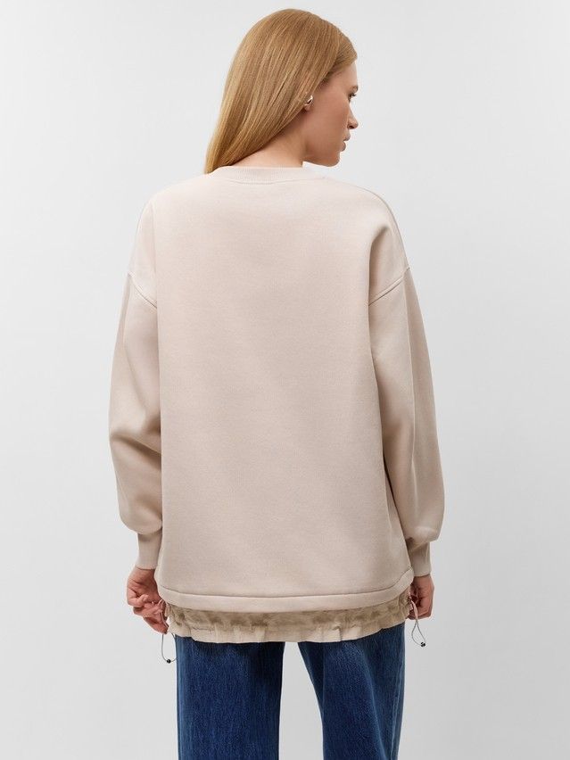 Women's polo neck shirt CONTE LD 3224, s.170-84, beige - 2