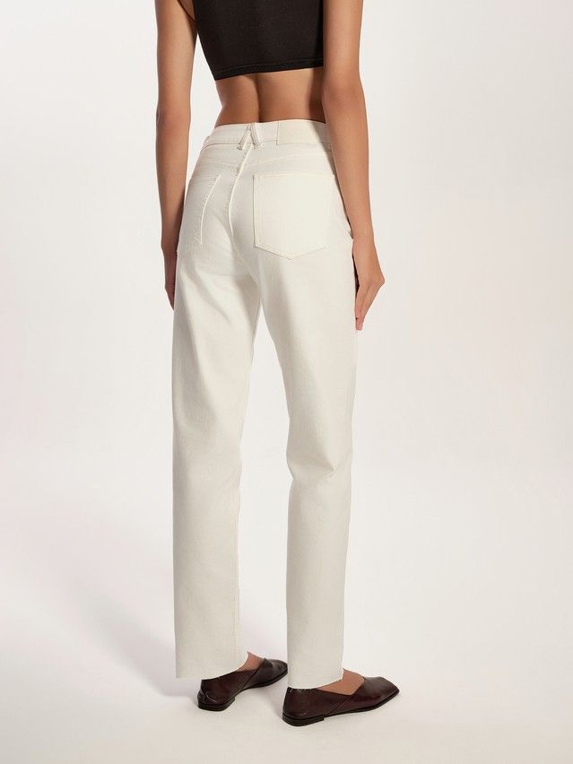 Denim trousers CONTE ELEGANT CON-769, s.170-102, off white - 5