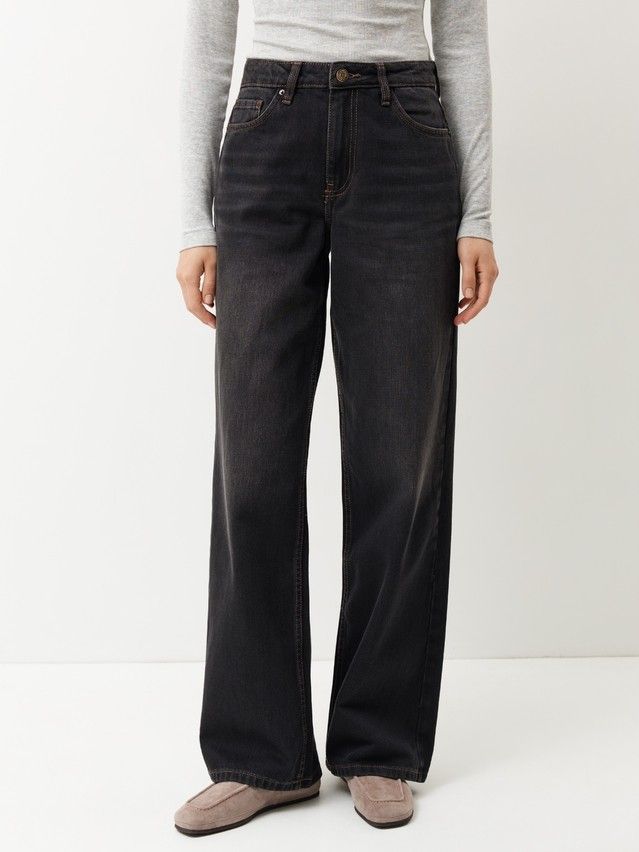 Women's jeans CONTE CON-960, s.164-90, washed black - 4