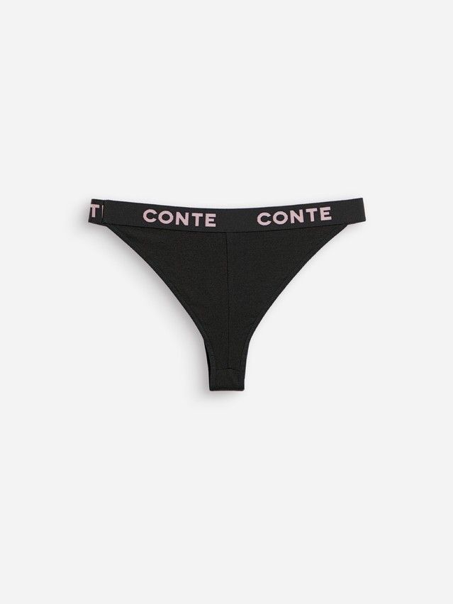 Women's panties CONTE ELEGANT COMFY LINE LTA 2992, s.90, black-pink - 6