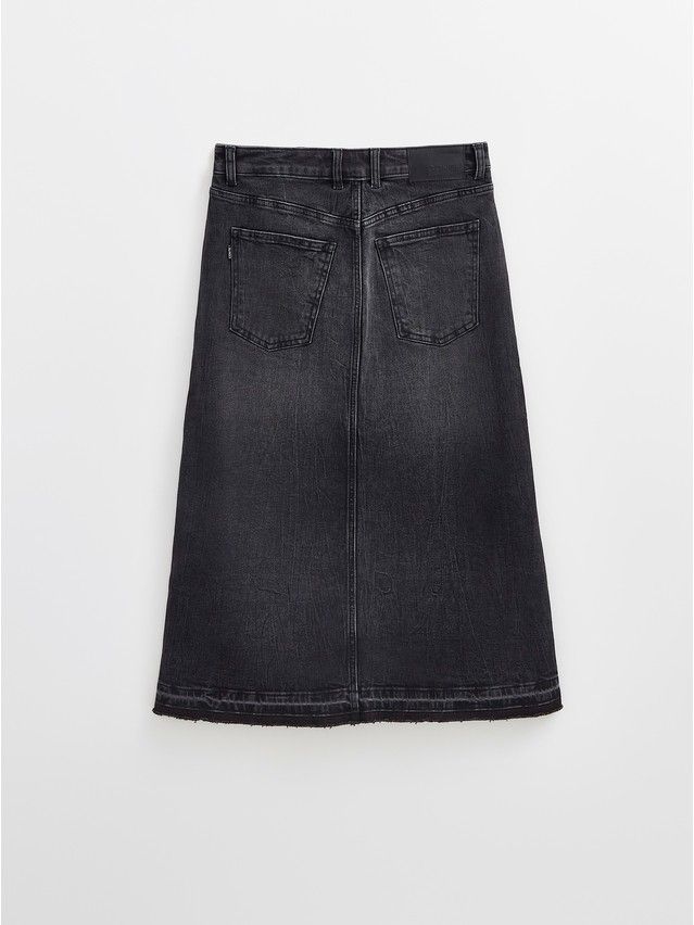 Denim skirt CONTE ELEGANT CON-686, s.170-94, washed black - 7