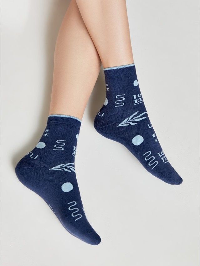 Women's socks CONTE ELEGANT COMFORT, s.23-25, 567 navy - 1