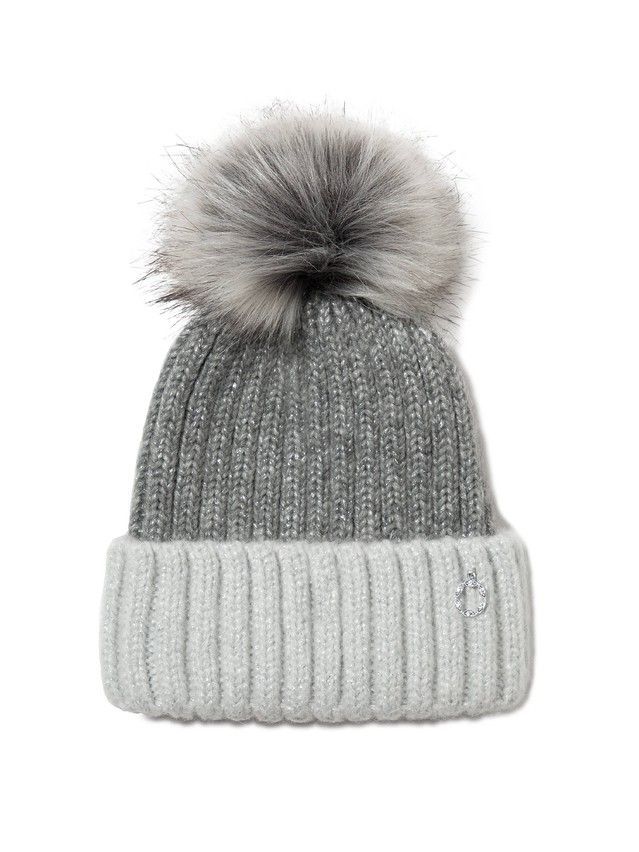 Women's cap CONTE ELEGANT 18C-199CP, s.54-56, grey - 1