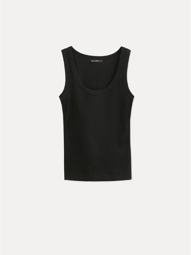 Woman's sleeveless top CONTE ELEGANT LTD 3292, s.170-84, black - 1
