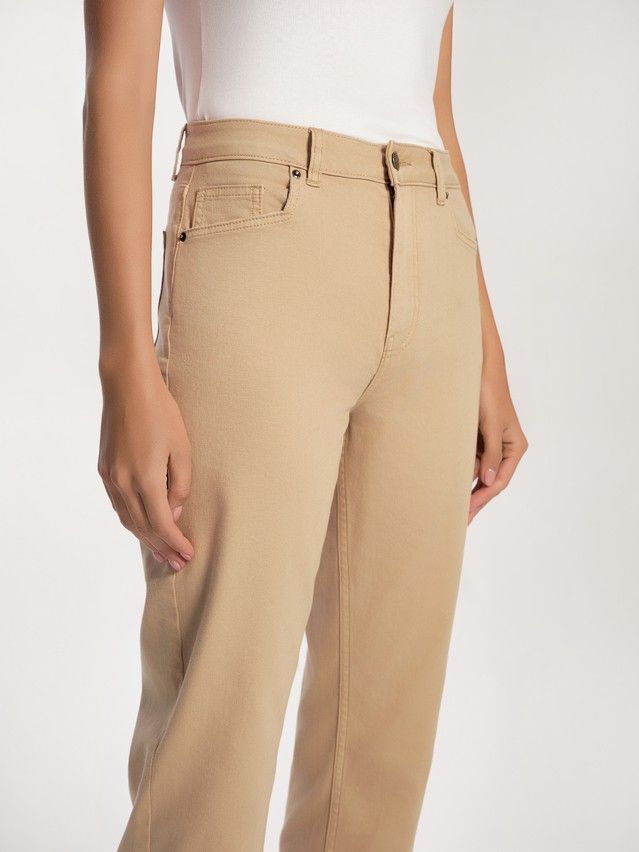 Denim trousers CONTE ELEGANT CON-767, s.170-102, camel - 6