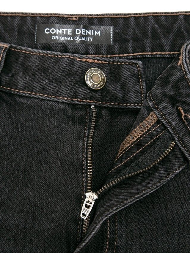 Women's jeans CONTE CON-960, s.164-90, washed black - 11