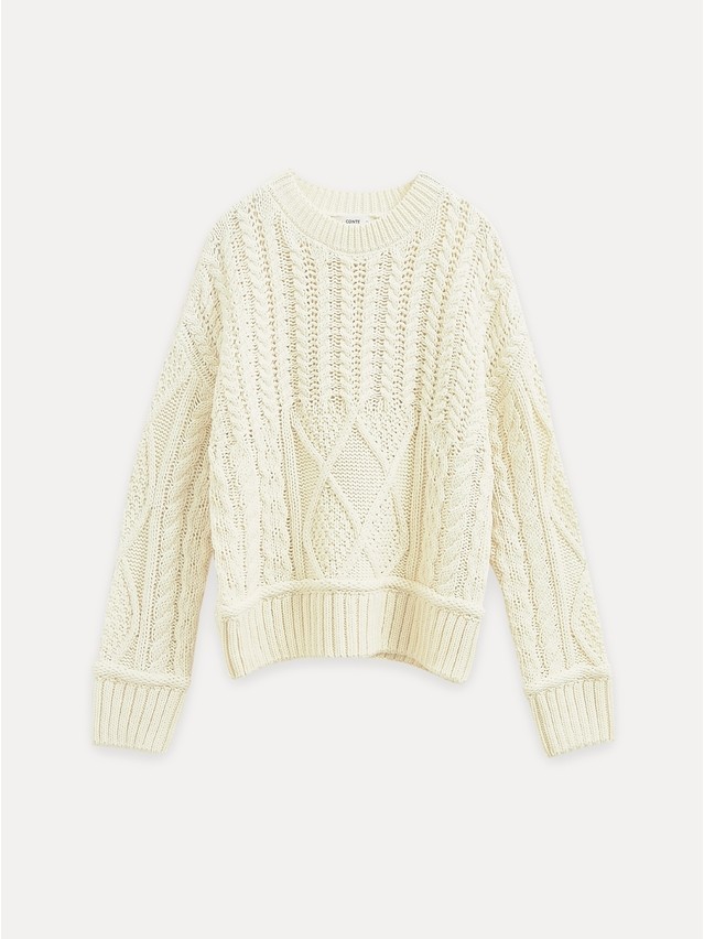 Women's pullover CONTE ELEGANT LDK24140, s.170-84, ecru - 6