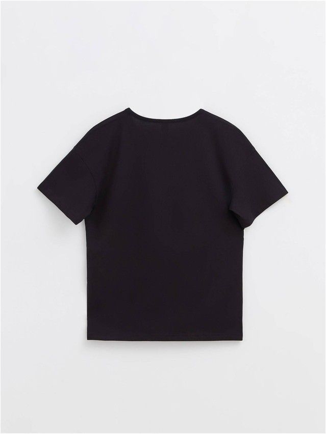 Polo neck shirt for girls CONTE ELEGANT DD 1252, s.98,104-52, black - 2