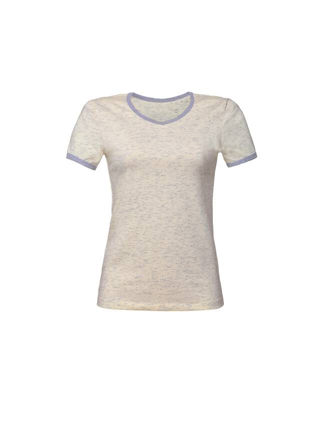 Women's polo neck shirt CONTE ELEGANT LD 635, s.158,164-100, beige - 1