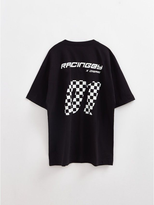 Men's polo neck shirt DIWARI MD 3134, s.170,176-100, black - 1