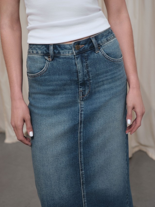 Denim skirt CONTE CON-836, s.170-90, blue - 2