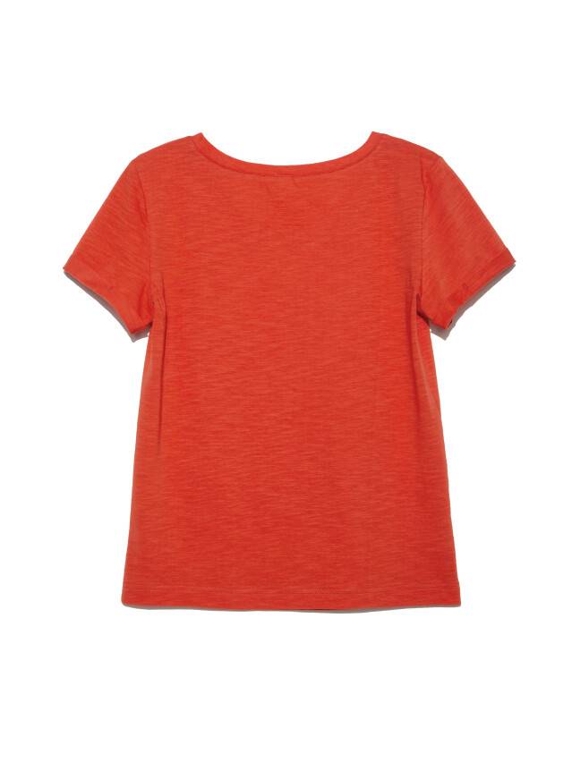 Women's polo neck shirt CONTE ELEGANT LD 926, s.170-100, sunset orange - 5