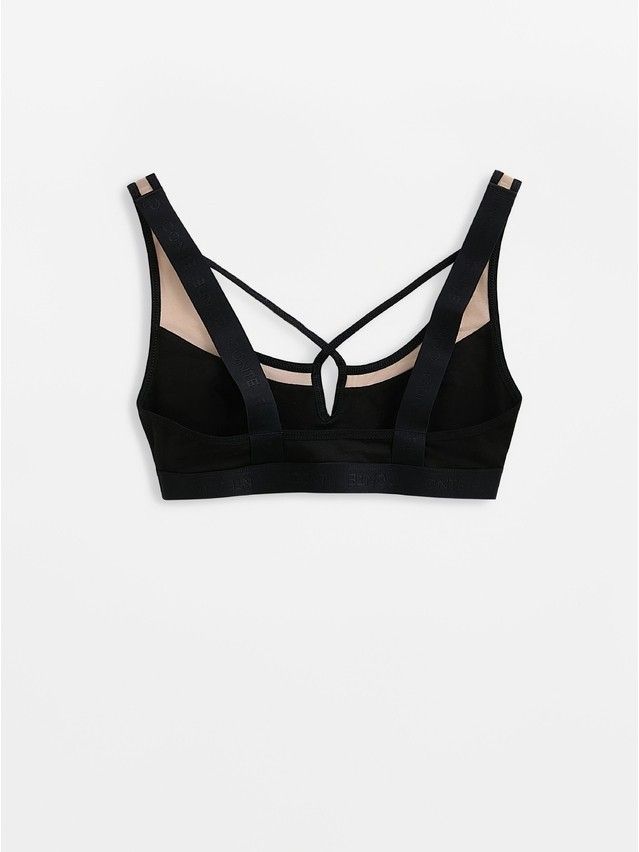 Women's bustier CONTE ELEGANT CRISS CROSS LBE 3014, s.170-84, black-natural - 5