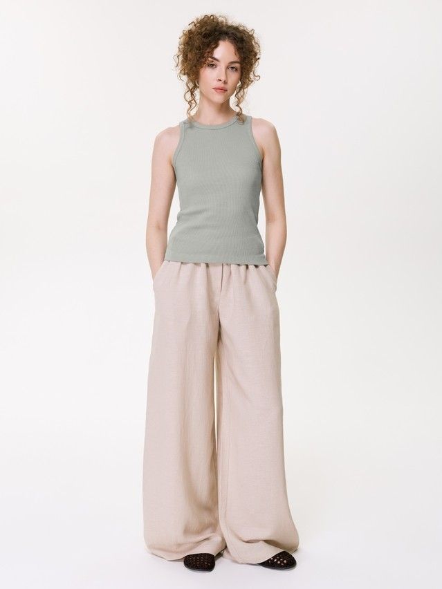 Women's tank top CONTE ELEGANT BASIC COLLECTION LM 5022, s.170-84, khaki - 5