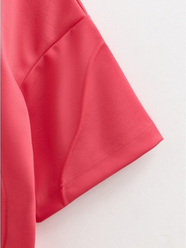 Women's polo neck shirt CONTE ELEGANT LD 2805, s.170-92, pink flash - 6