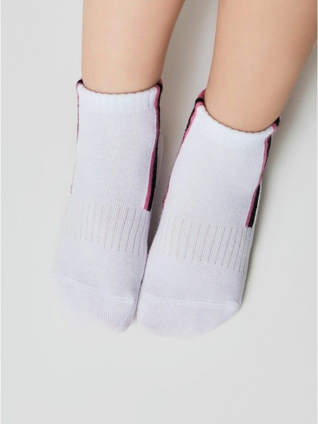 Children's socks CONTE-KIDS ACTIVE, s.12, 954 white - 1